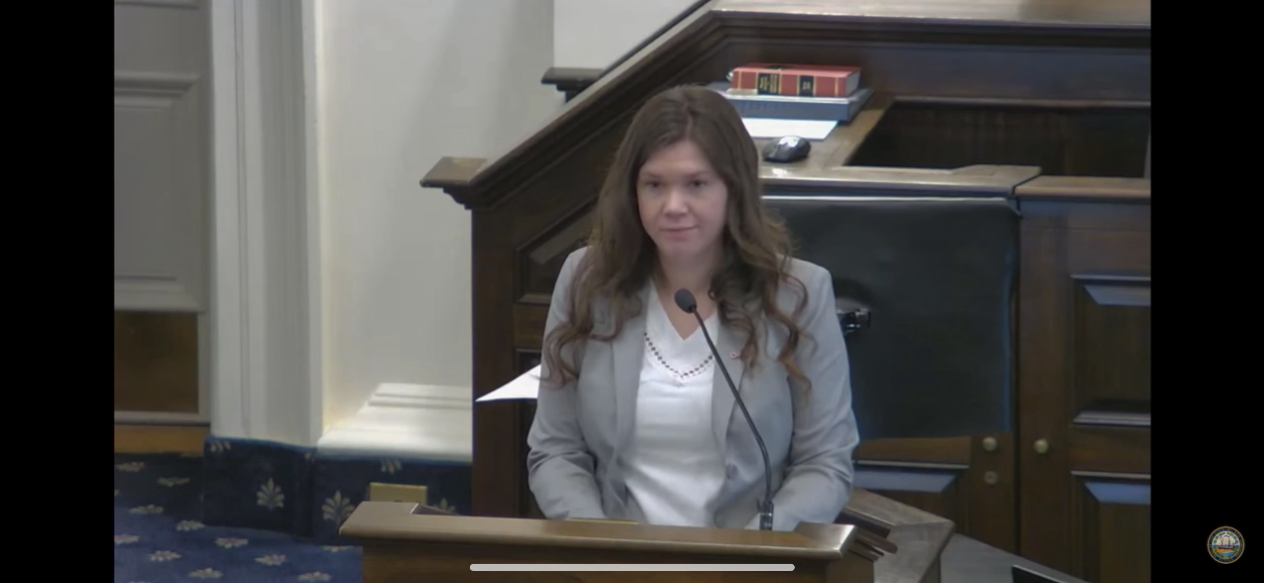 Katelyn Kuttab Speaking at NH State House